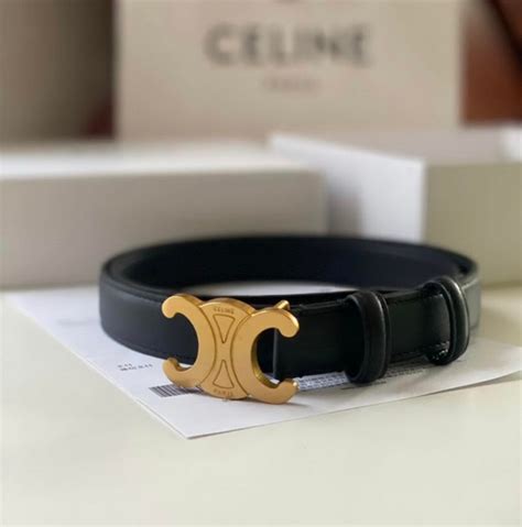 celine triomphe belt size|Celine triomphe belt price.